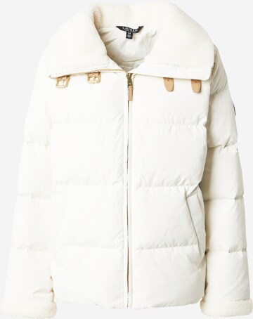 Lauren Ralph Lauren Winter Jacket in Beige: front