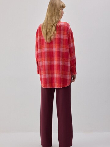 Touché Privé Shirt 'Lumberships Shirt'‌‌‌‌‌‌ in Rot