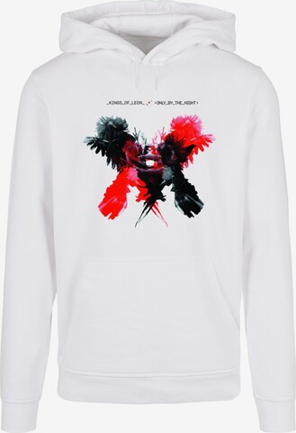Merchcode Sweatshirt 'Kings Of Leon - OBTN' in Wit: voorkant
