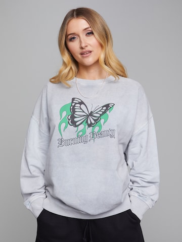 ABOUT YOU x Sharlota Sweatshirt 'Franca' in Grau: predná strana