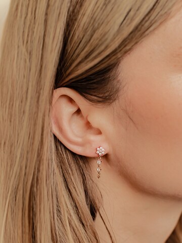 Hey Happiness Earrings 'Soft Bloom' in Gold: front