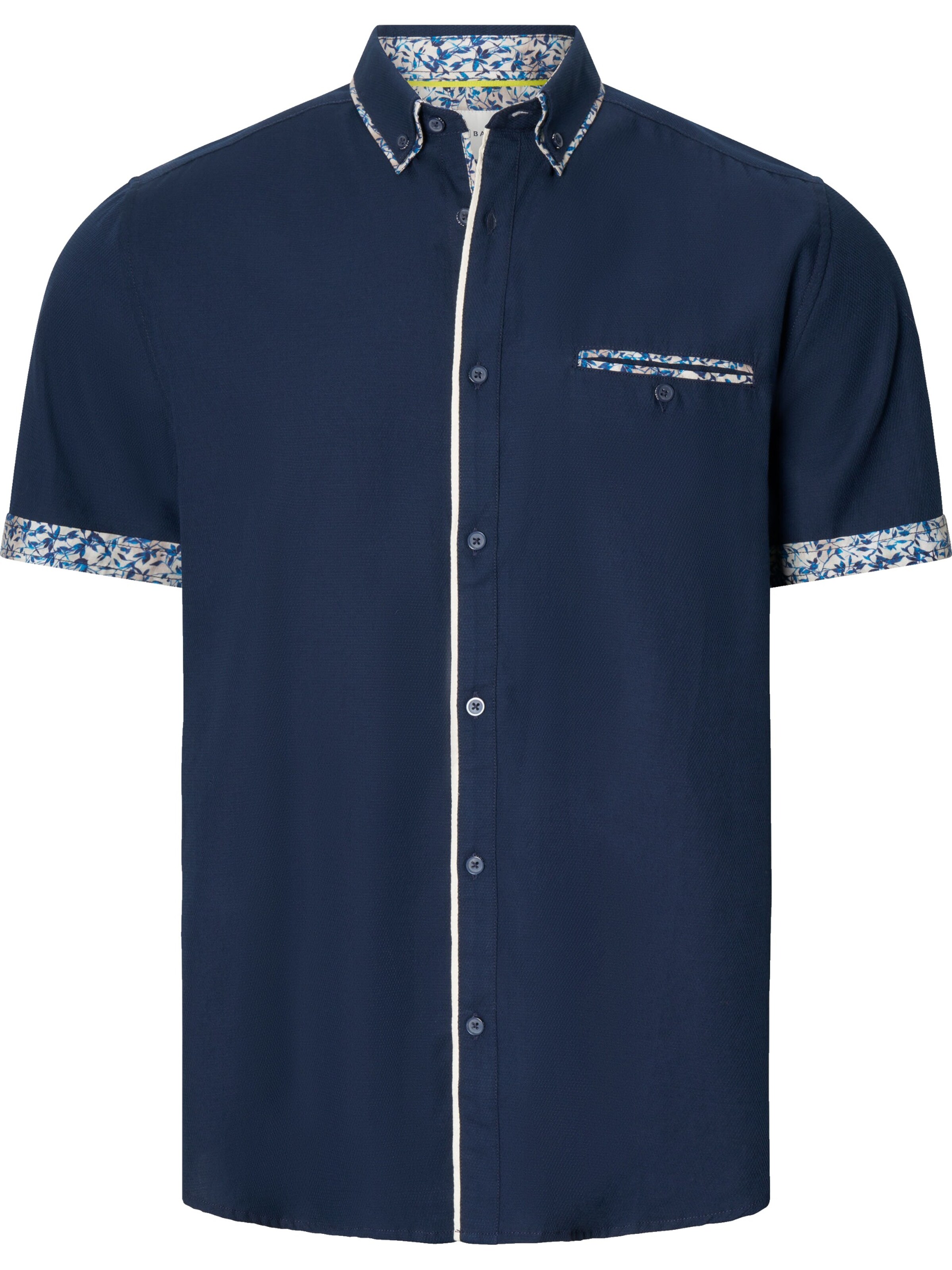 BABISTA Comfort fit Button Up Shirt 'Orvio' in Blue