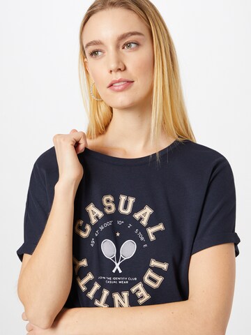 comma casual identity - Camiseta en azul