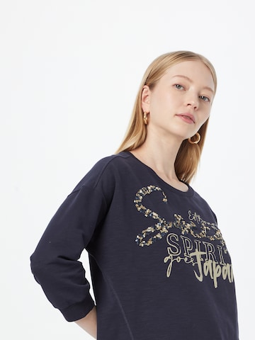 Soccx Sweatshirt 'Konnichiwa' in Blau