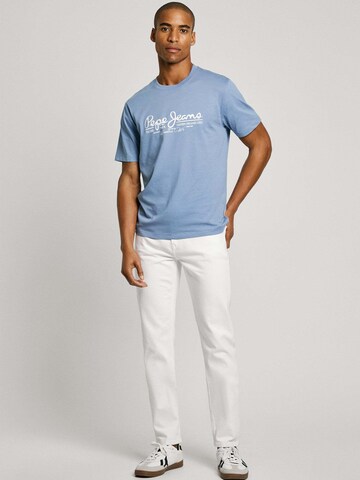 Coupe slim Jean Pepe Jeans en blanc