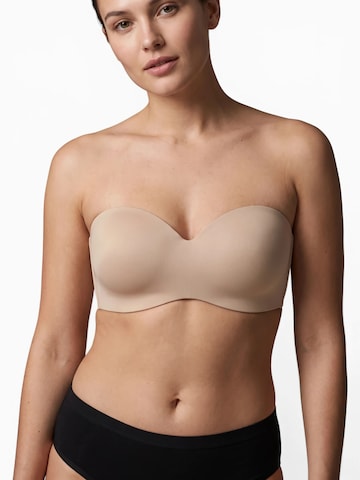 MAGIC Bodyfashion Bandeau BH 'LUXURY' in Braun