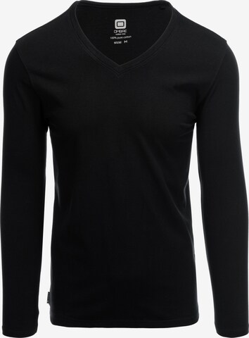 Ombre Shirt 'L136' in Black: front