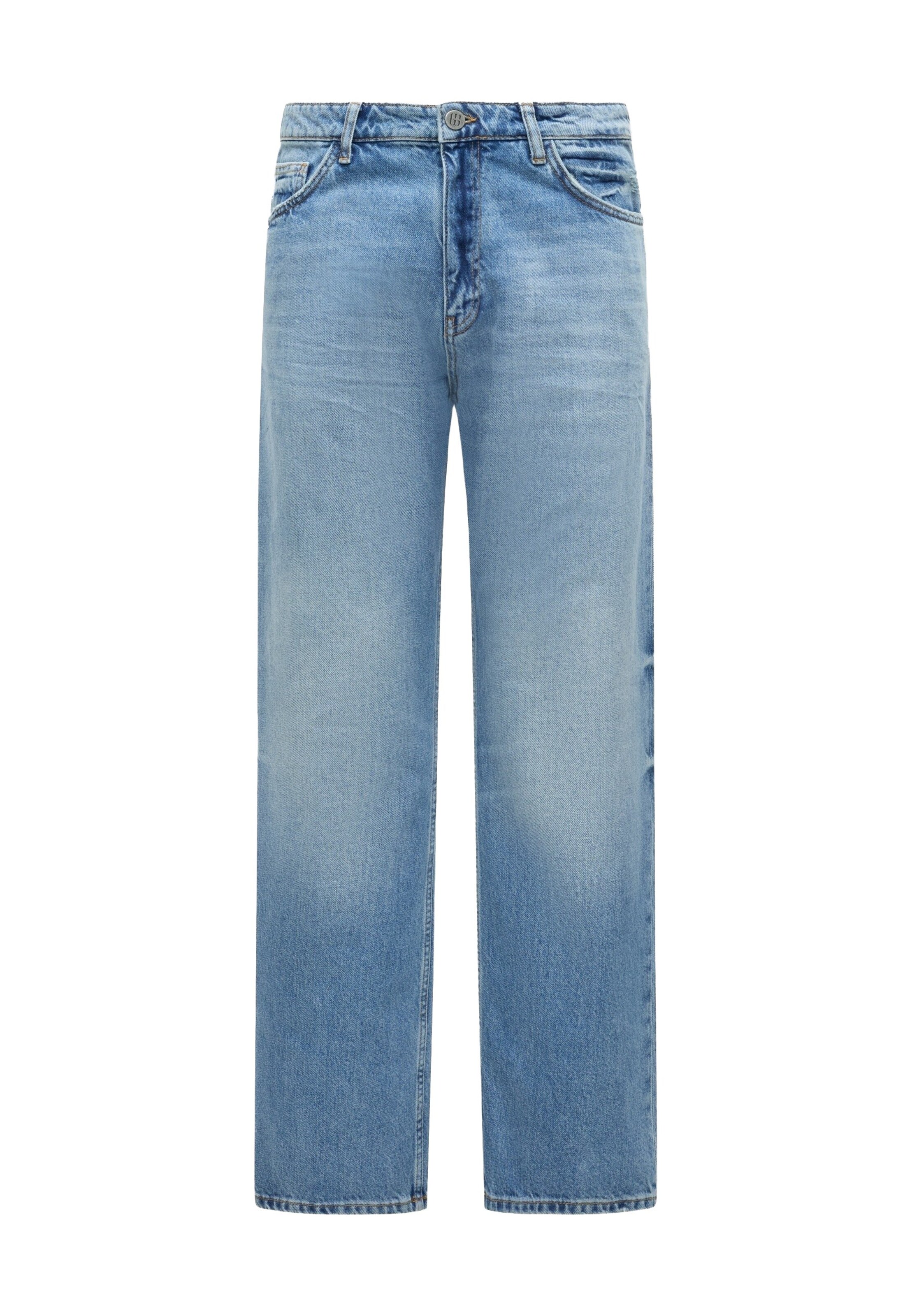 Goldgarn Regular Jeans in Blauw: voorkant