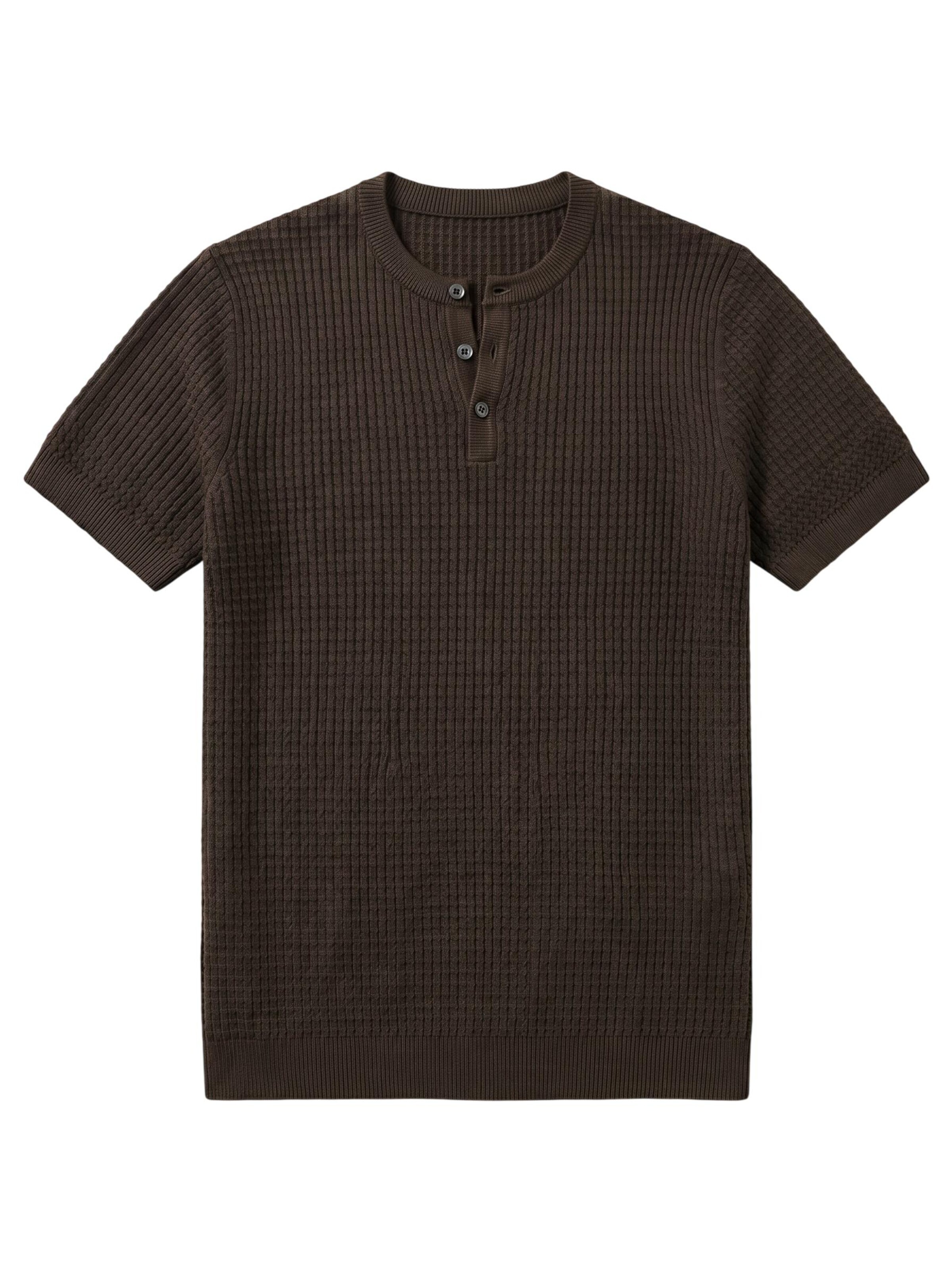 Kleidermafia - Camiseta en marrón: frente