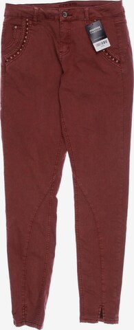 Cream Jeans in 28 in Red: front
