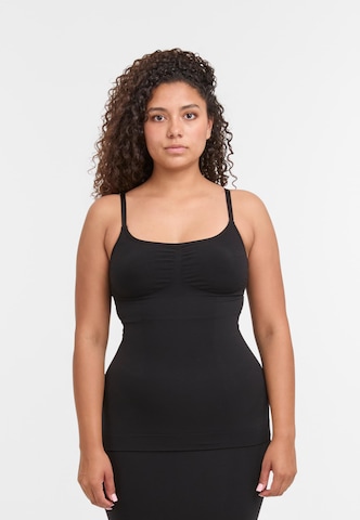 Haut modelant 'Second Skin' Lykkeland Atelier en noir : devant