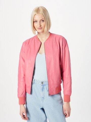 Maze Přechodná bunda – pink: přední strana