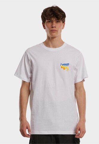 Mister Tee T-Shirt 'Lemon Soda' in Weiß