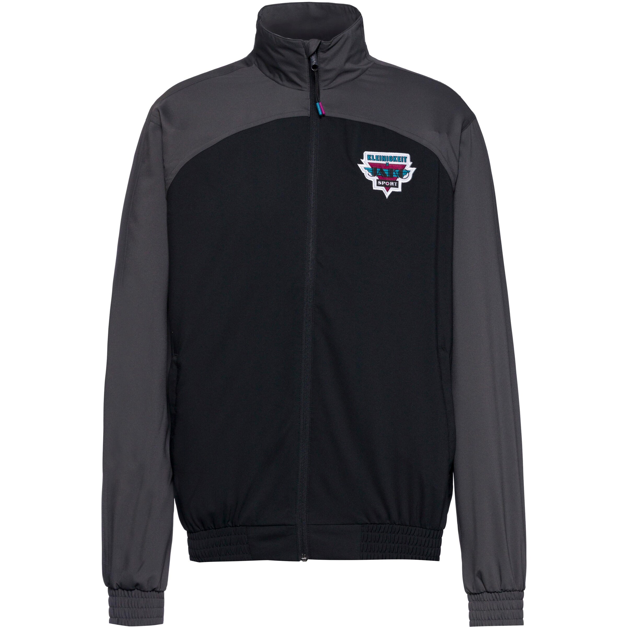 Kleinigkeit Trainingsjacke 'Jako x Kleinigkeit' in Schwarz: Vorderseite