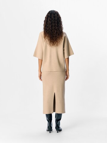 OBJECT Sweater 'OBJReynard' in Beige