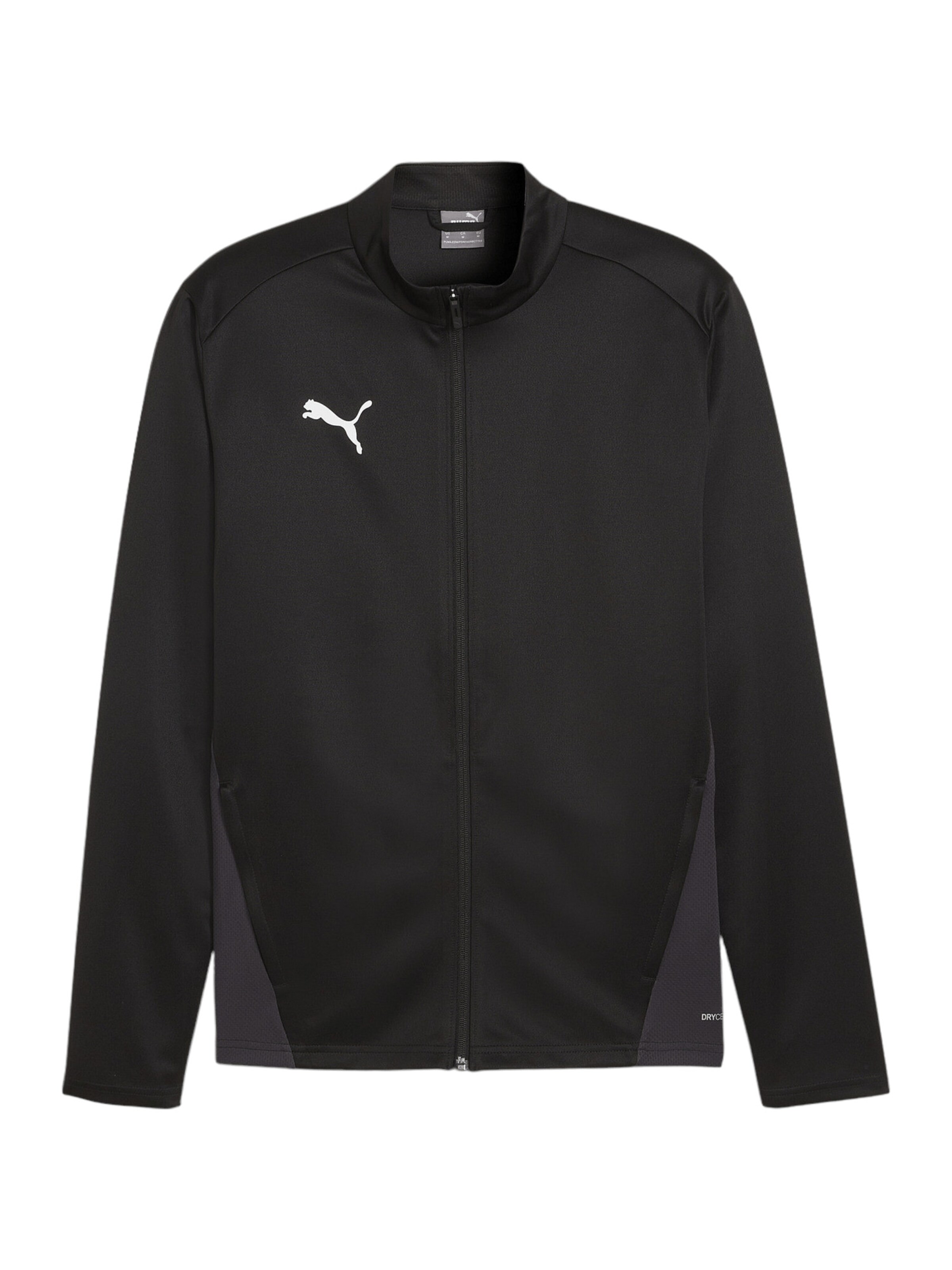PUMA Trainingsjacke 'Team Goal' in Schwarz: Vorderseite