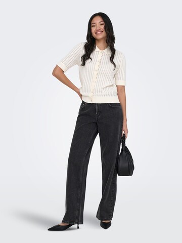 Wide Leg Jean 'ONLEzra' ONLY en noir