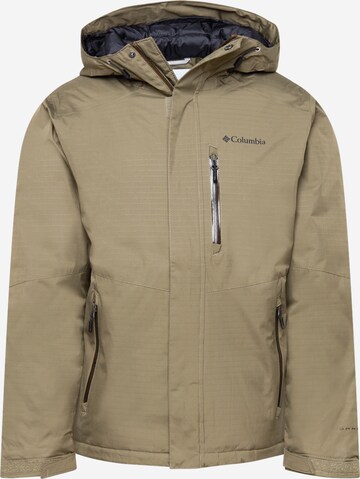 COLUMBIA Outdoorjacke 'Oak Harbor Insulated Jac-Black' in Grün: predná strana