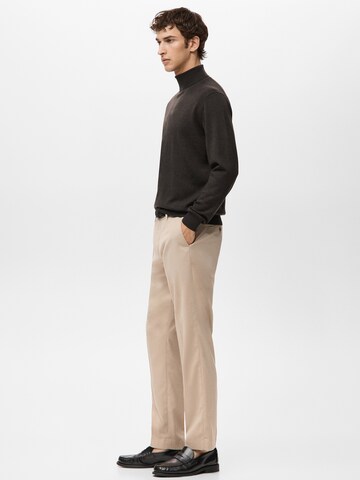 MANGO MAN Tröja 'Willyt' i brun