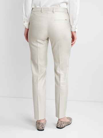 Slimfit Pantaloni per costume tradizionale 'Elena 8685' di W. Wegener in beige