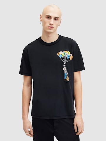 AllSaints Shirt 'LOFTY' in Zwart: voorkant