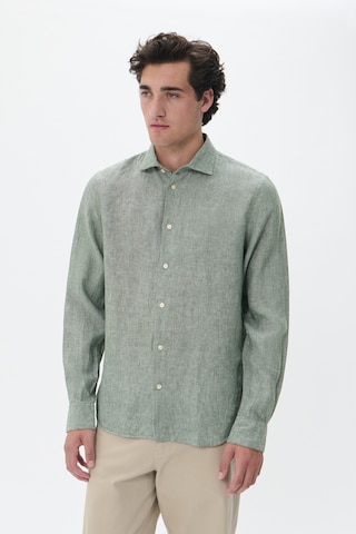 Matinique Regular fit Button Up Shirt 'Marc' in Green: front