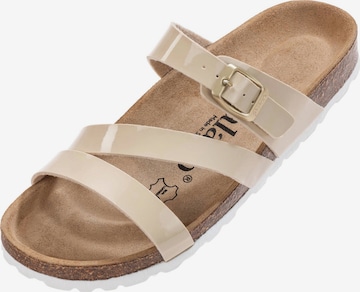 Palado Mules 'Ikaria' in Beige: front