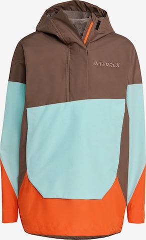 ADIDAS TERREX - Chaqueta de montaña 'Xploric' en marrón: frente