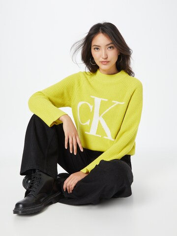Calvin Klein Jeans Sweater in Yellow