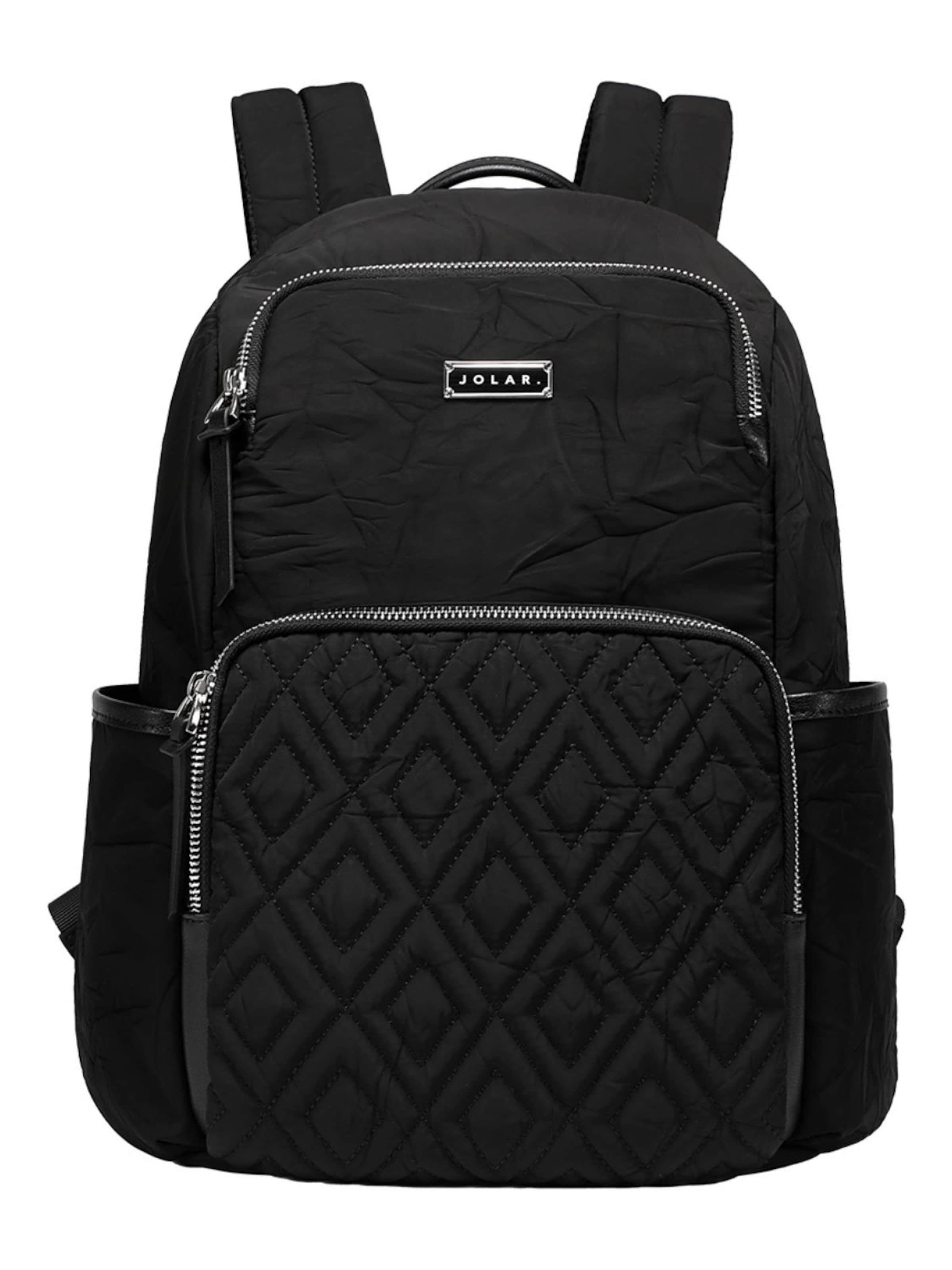 jolar Backpack 'Casual' in Black: front