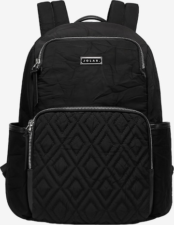 jolar Backpack 'Casual' in Black: front