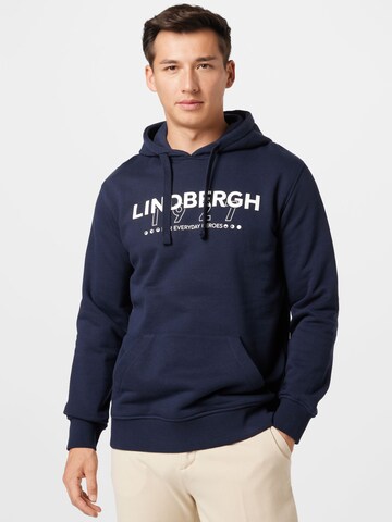 Sweat-shirt Lindbergh en bleu : devant