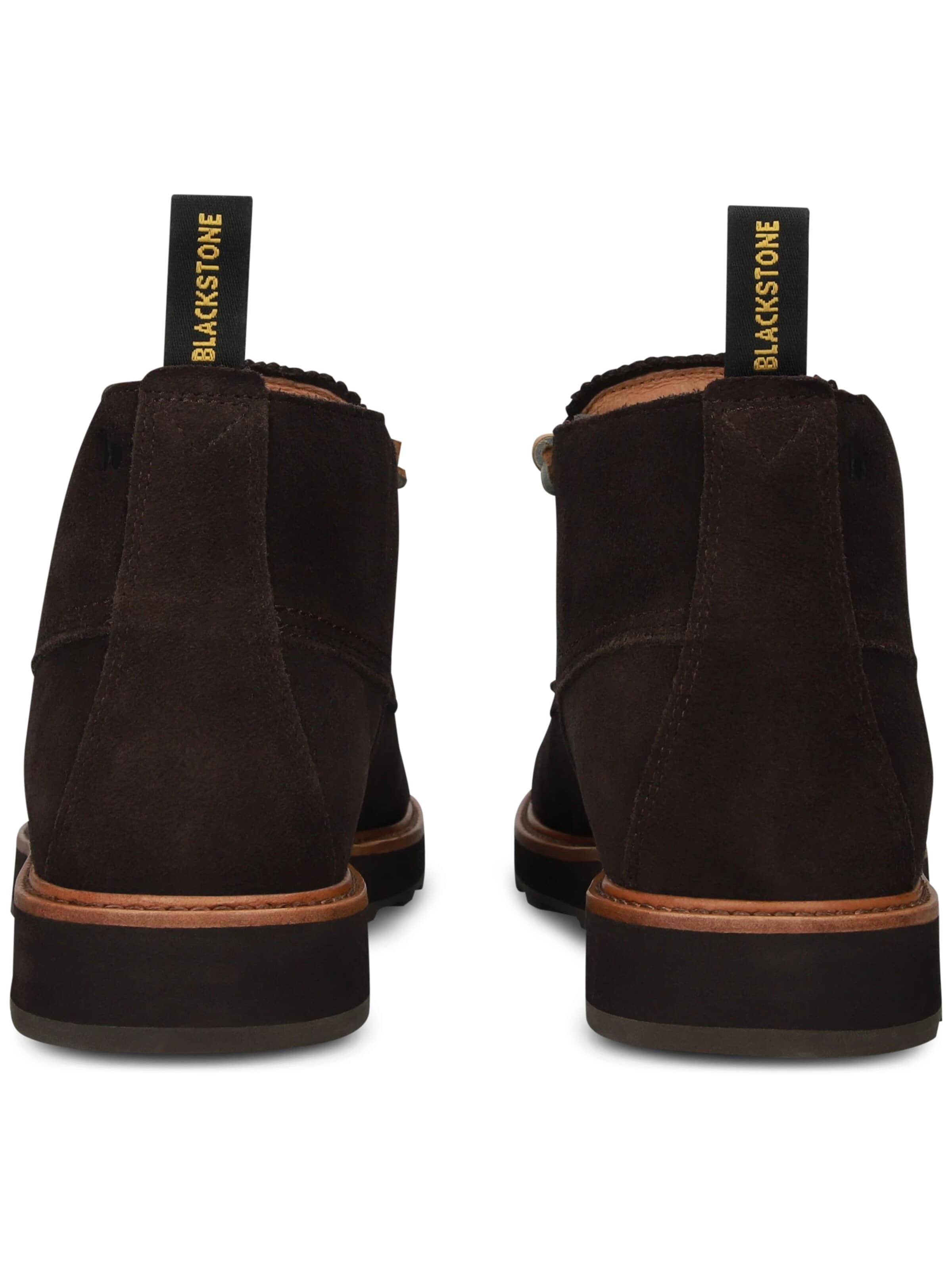 BLACKSTONE Boots med snörning 'PERIDO ASHER MID' i brun