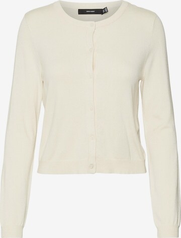 VERO MODA Gebreid vest in Beige: voorkant