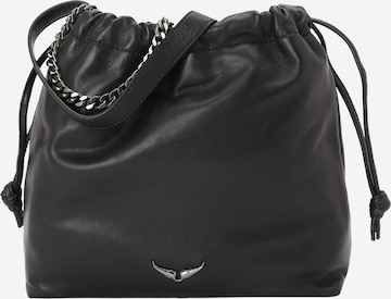 Zadig & Voltaire - Bolso saco 'ROCK TODAY' en negro: frente