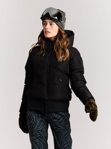 PROTEST Athletic Jacket 'PRTPreppy' in Black