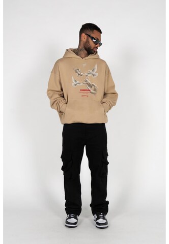 MJ Gonzales Sweatshirt 'Freedom' in Beige
