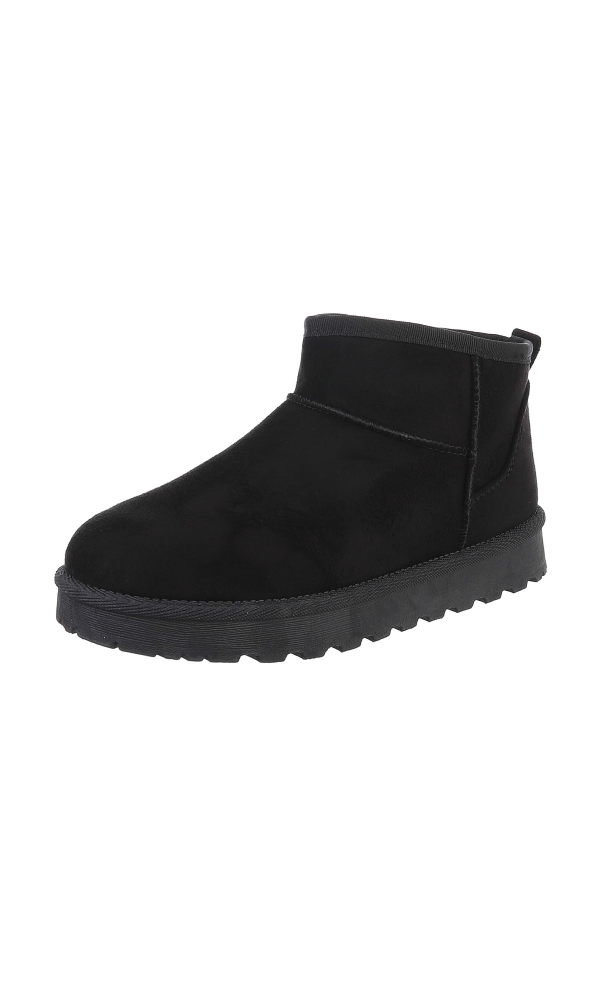 Ital-Design Boots in Schwarz: Vorderseite