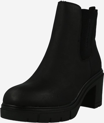 TOM TAILOR Stiefelette in Schwarz: predná strana