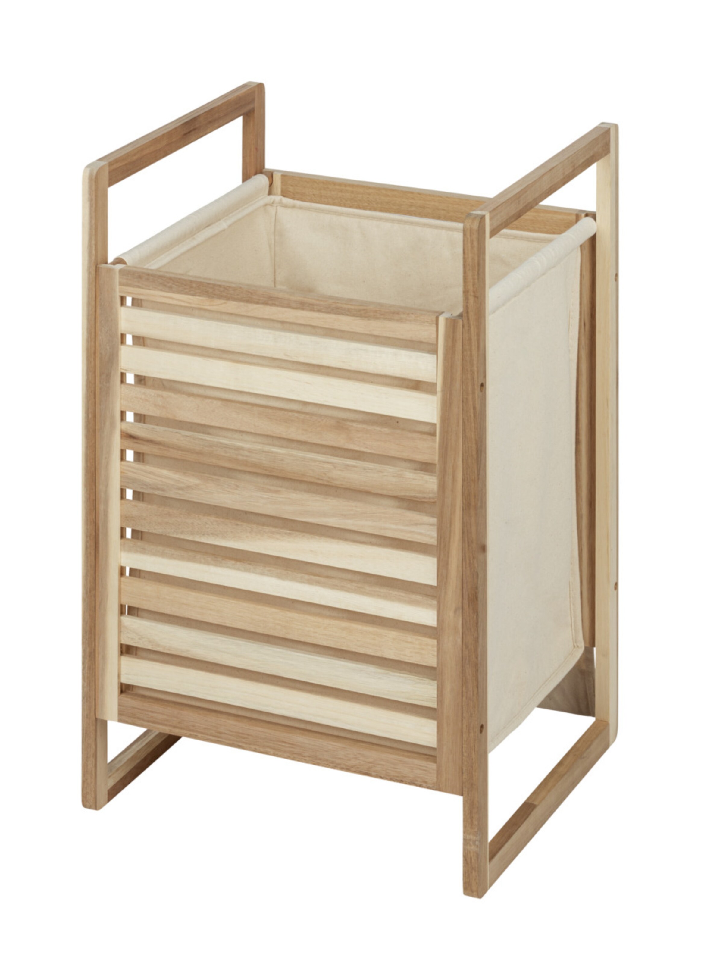 Wenko Laundry Basket 'Acina' in Brown