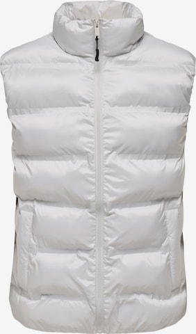 Only & Sons Vest in White: front
