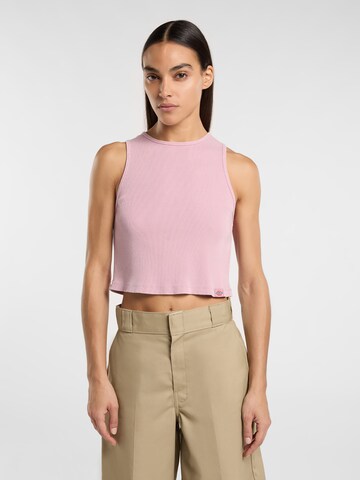 DICKIES Top 'PLENTYWOOD' – pink: přední strana