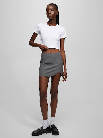 Pull&Bear Rok in Grijs