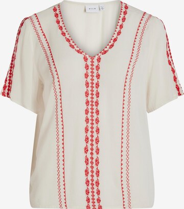 VILA Shirt 'MICHELLE' in White: front