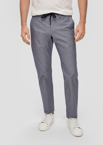 Regular Pantalon chino s.Oliver en gris : devant