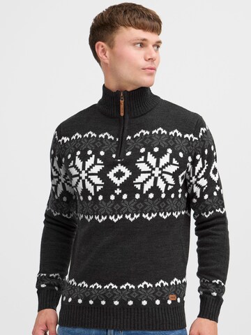 !Solid Pullover 'Norwin' in Grau