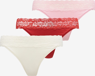 Tommy Hilfiger Underwear Stringit värissä roosa / punainen / offwhite, Tuotenäkymä