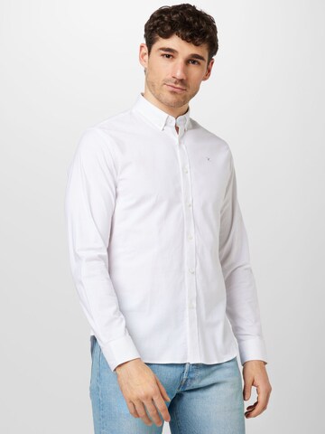 Clean Cut Copenhagen Regular fit Overhemd in Wit: voorkant