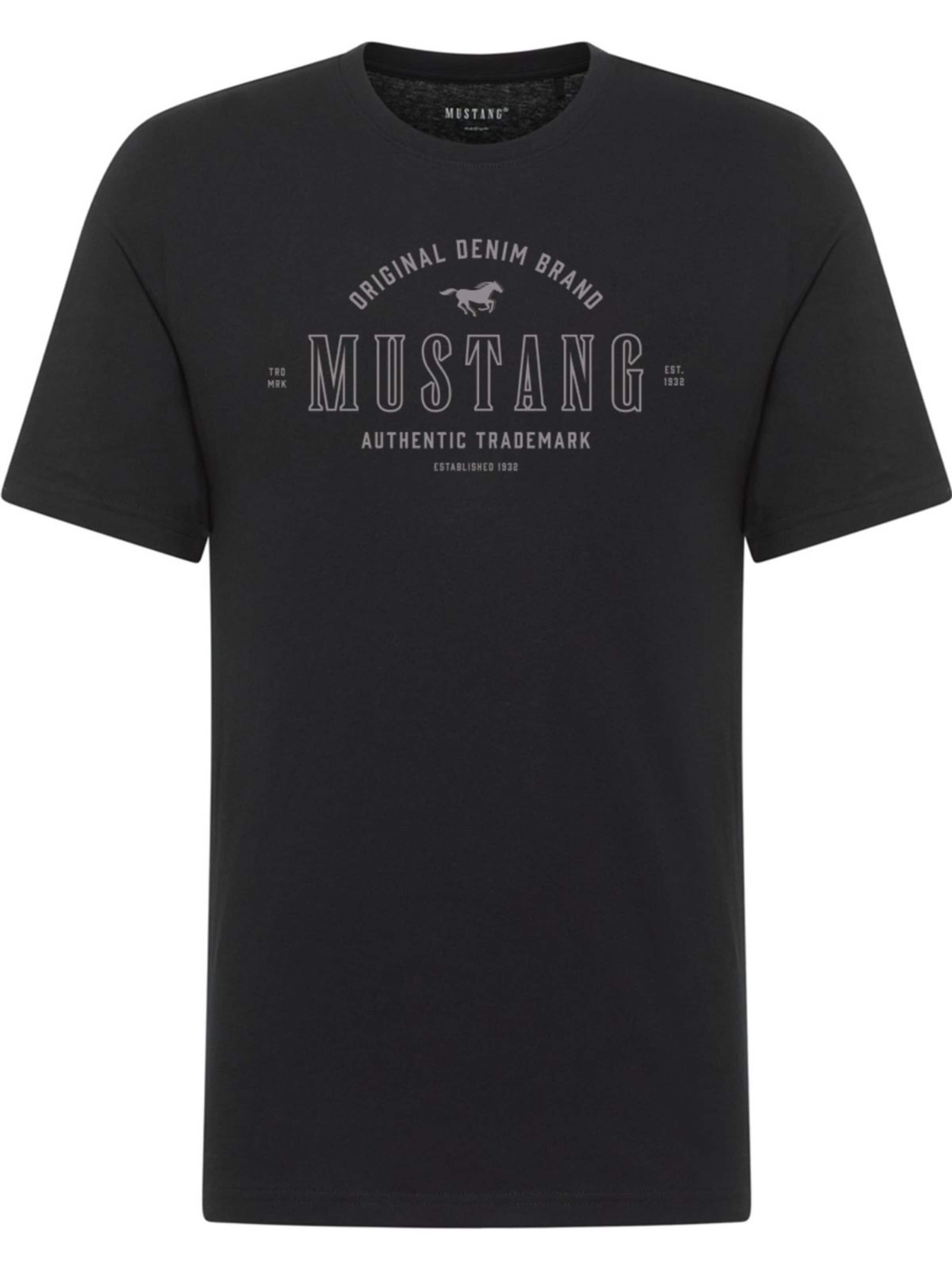 MUSTANG Shirt 'Alex' in Black: front