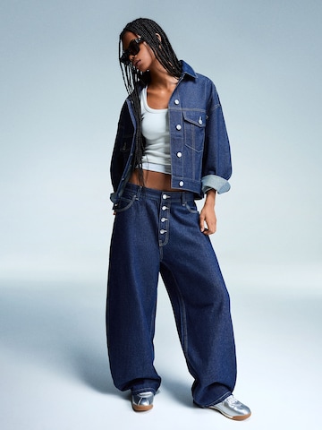 Chemisier Bershka en bleu